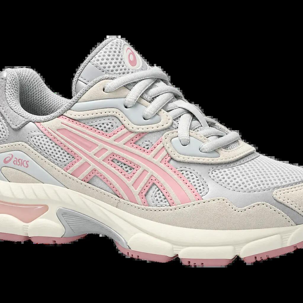 Kinder - sneaker - metallic - asics gel nyc gs - glacier grey coneflower