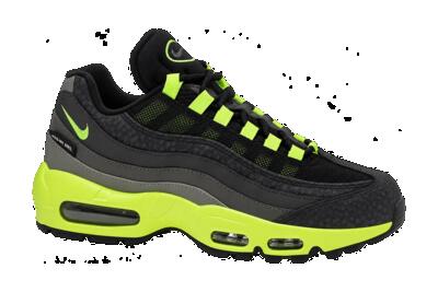 Heren – sneakers – lowtop – nike air max 95 kiss my airs – zwart/volt