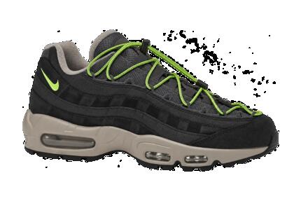Hombre - zapatillas - cordones rápidos - Nike Air Max 95 - negro, volt
