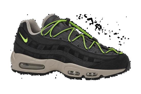 Hombre - zapatillas - cordones rápidos - Nike Air Max 95 - negro, volt