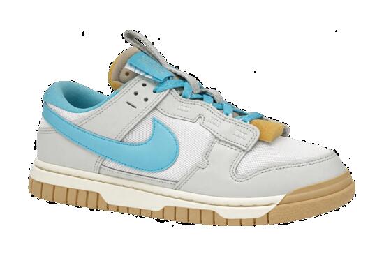 Sneaker uomo low-top con lacci Nike Air Dunk Jumbo grigio