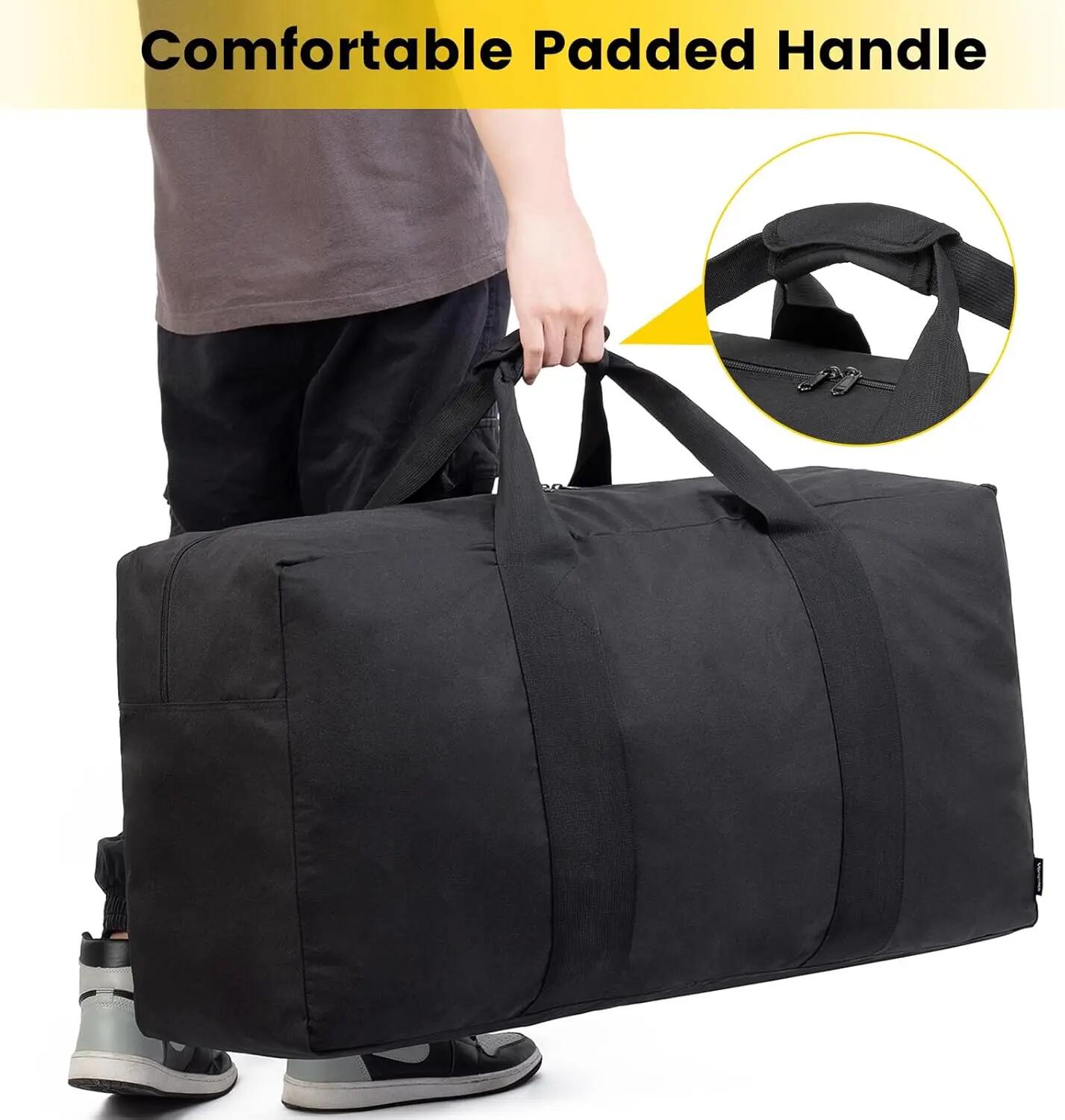 Sac de sport extra large pour voyage, pour homme, sac de sport pour le rangement 4/5