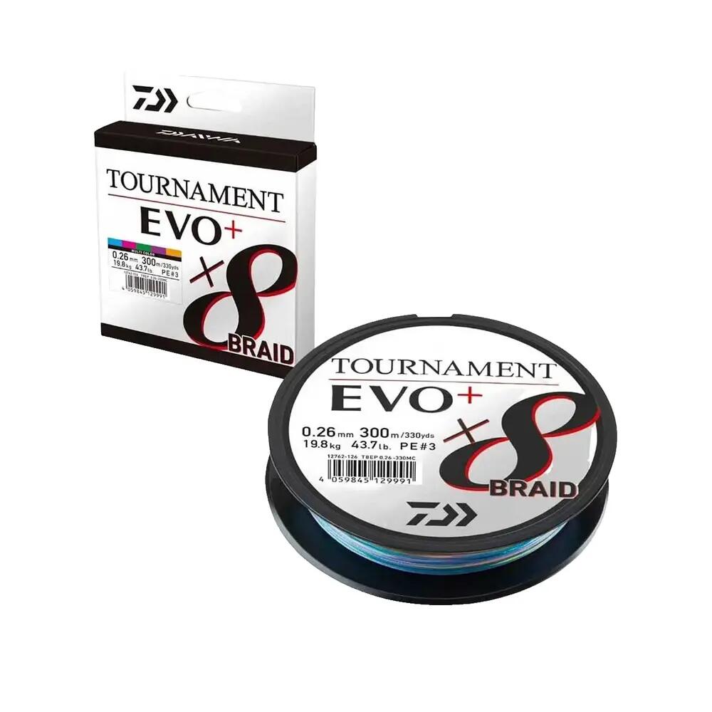 Fil de pesca Daiwa Tournament Evo Plus 0.35mm 300m 2/2