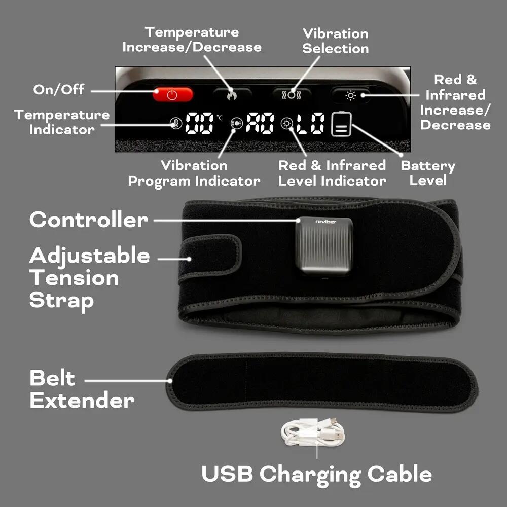 Reviber Zen Physio Lower Back Therapy Belt 4/15