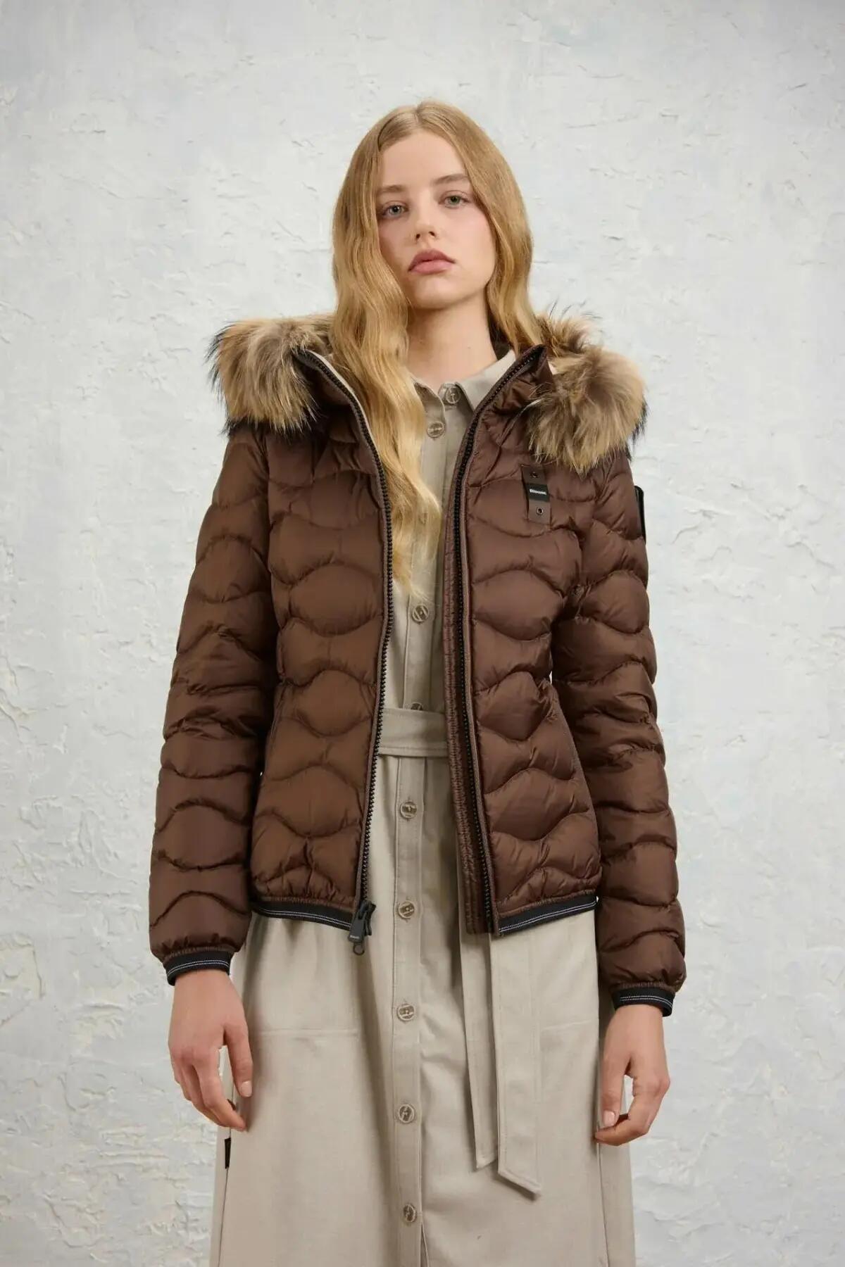 Jaqueta Blauer Modelo Aldie Cor Castanho 5/5