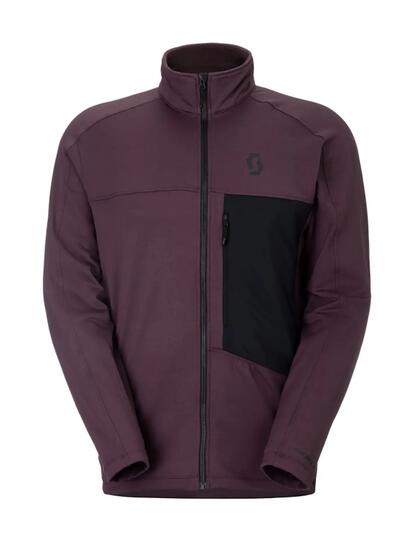SCOTT Scott Herren Defined Midlayer Jacke cocoa red/black