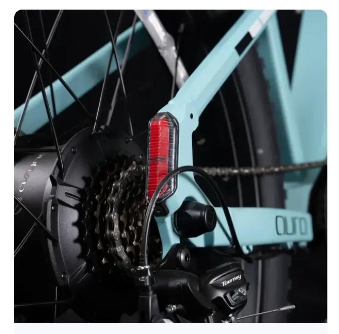 Elektrische fiets Cyrusher Aura, motor 250W, batterij 52V 15Ah, banden 26" 6/6