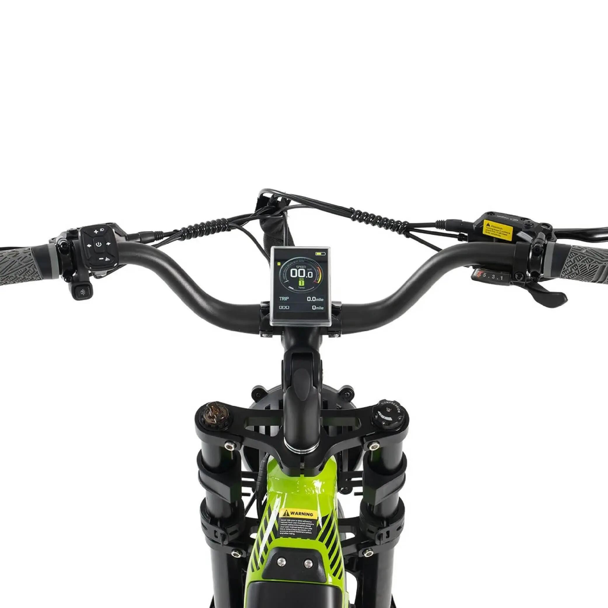 Bicicletă electrică pentru adulți Cyrusher Kommoda Pro, baterie de 52 V și 20 Ah 7/15