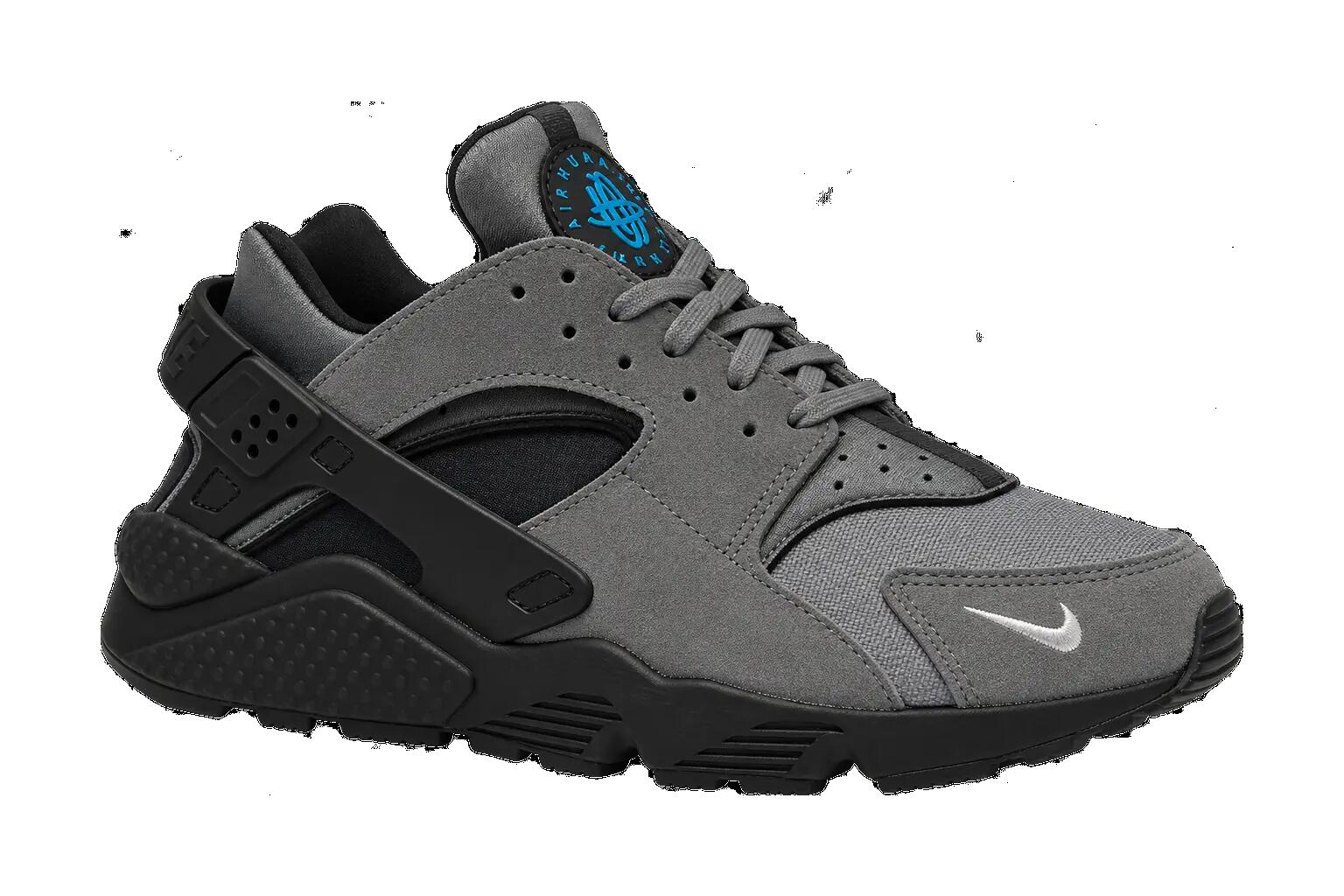 Zapatillas running hombre mate sin estampado Nike Air Huarache gris 1/1
