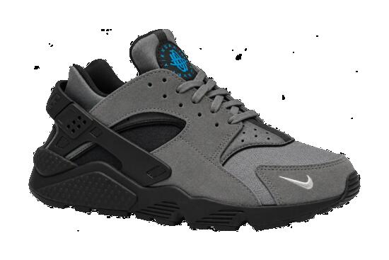 Zapatillas running hombre mate sin estampado Nike Air Huarache gris