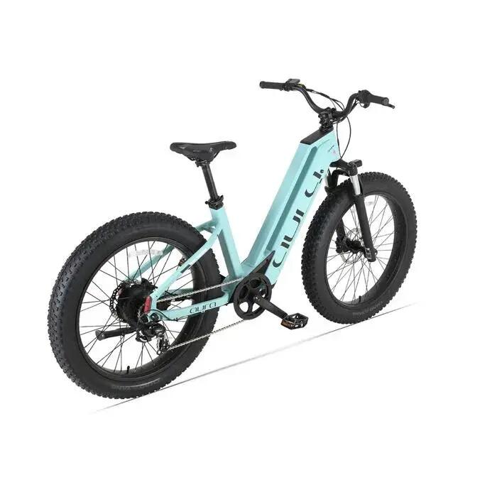 Elektrische fiets Cyrusher Aura, motor 250W, batterij 52V 15Ah, banden 26" 3/6