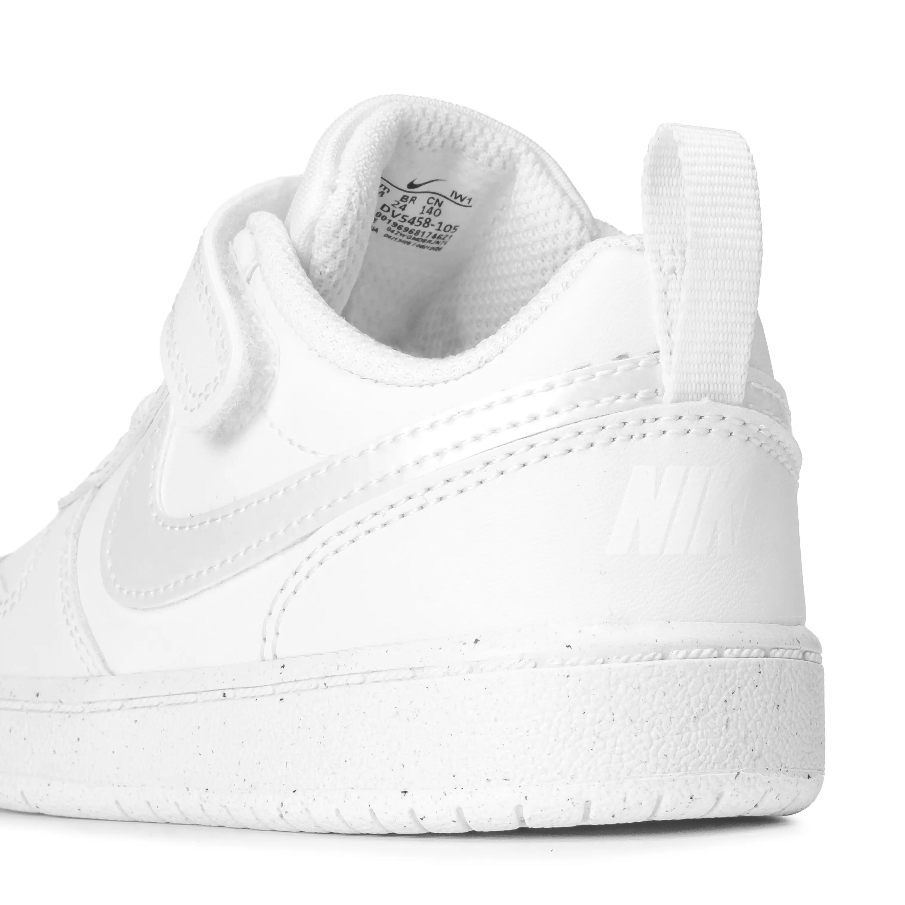 Buty dziecięce sportowe na rzep Nike COURT BOROUGH LOW RECRAFT 4/5
