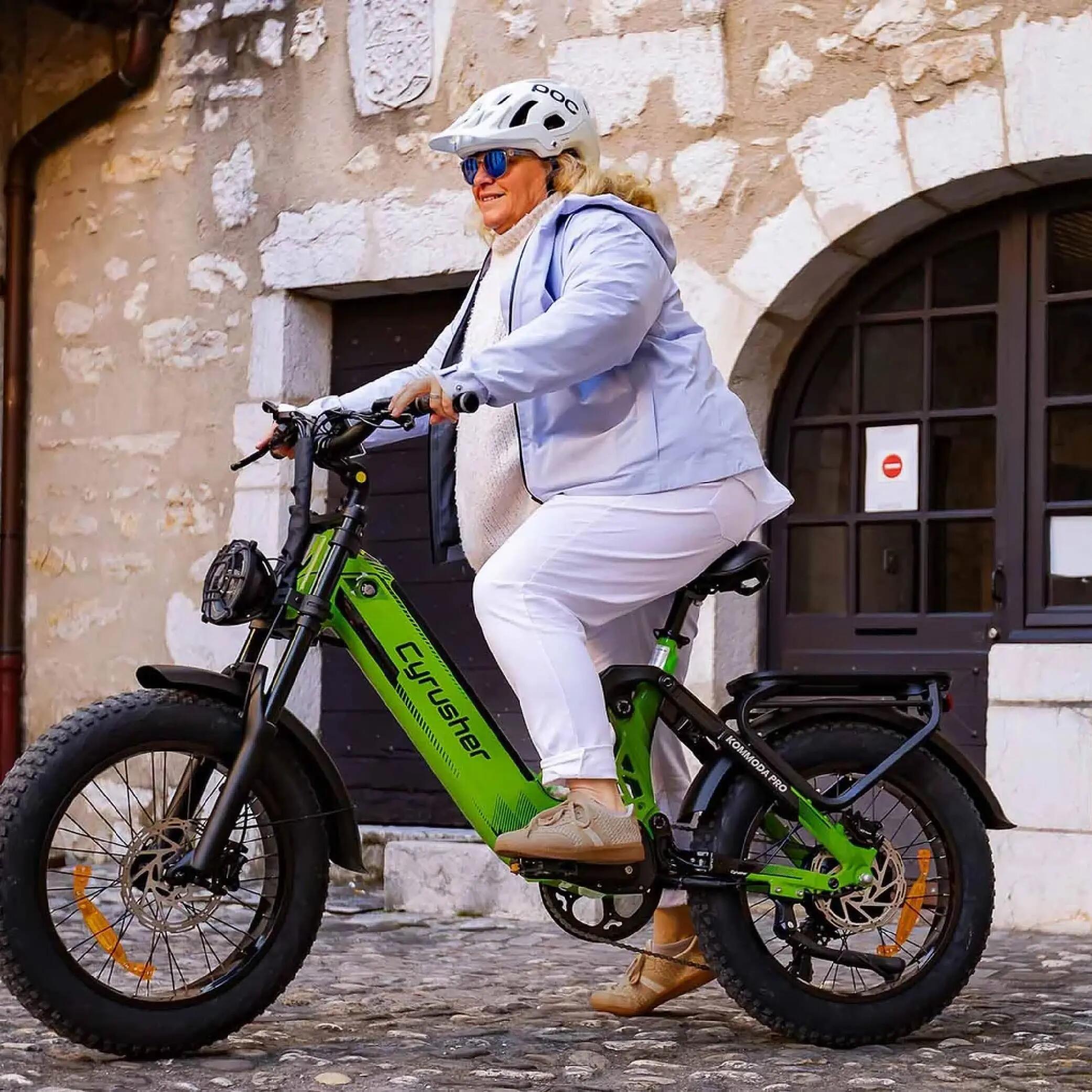 Bicicletă electrică pentru adulți Cyrusher Kommoda Pro, baterie de 52 V și 20 Ah 13/15