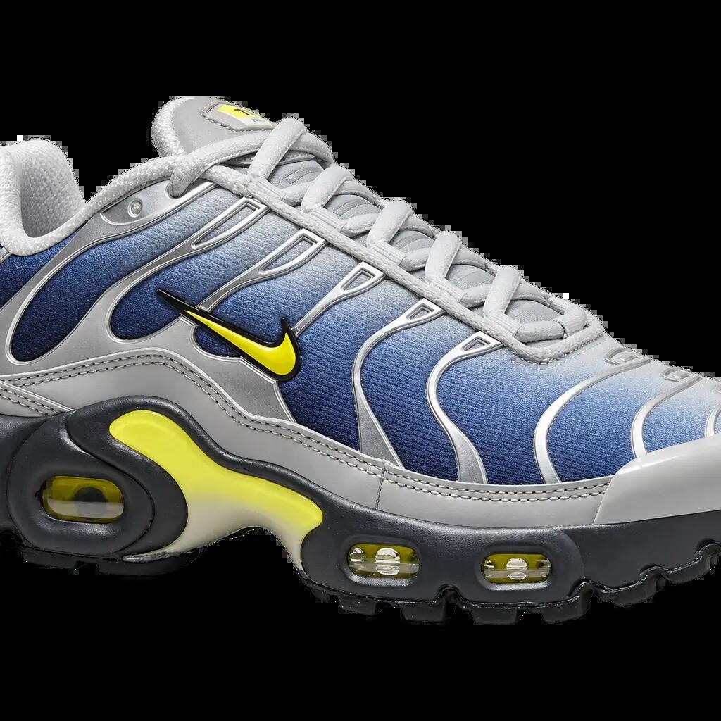 Kinder - Sneaker - glänzend - Air Max Plus GS - blau, Opti Yellow