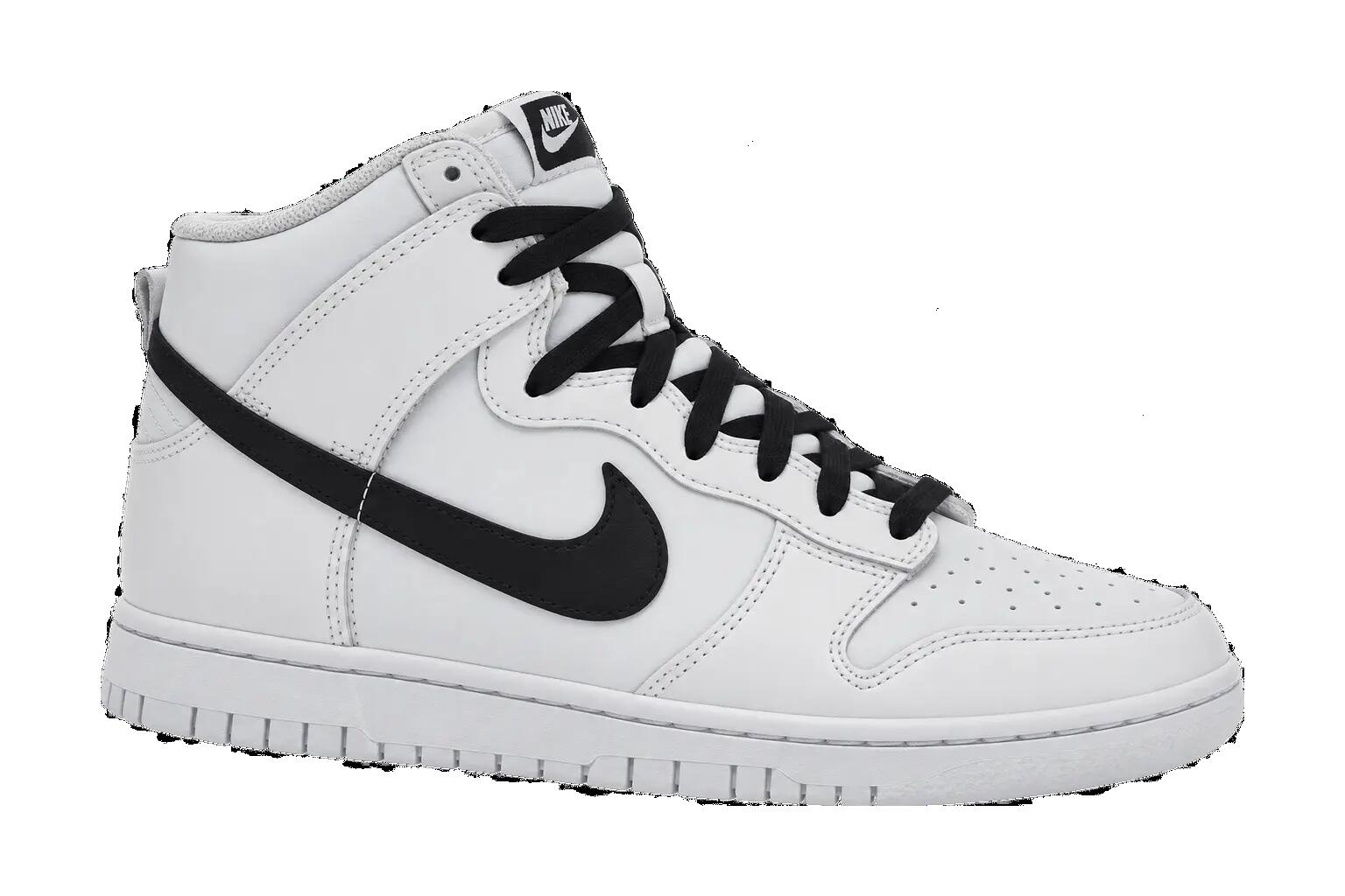 Zapatillas hombre caña alta Nike Dunk High Reverse Panda blanco y negro 1/1