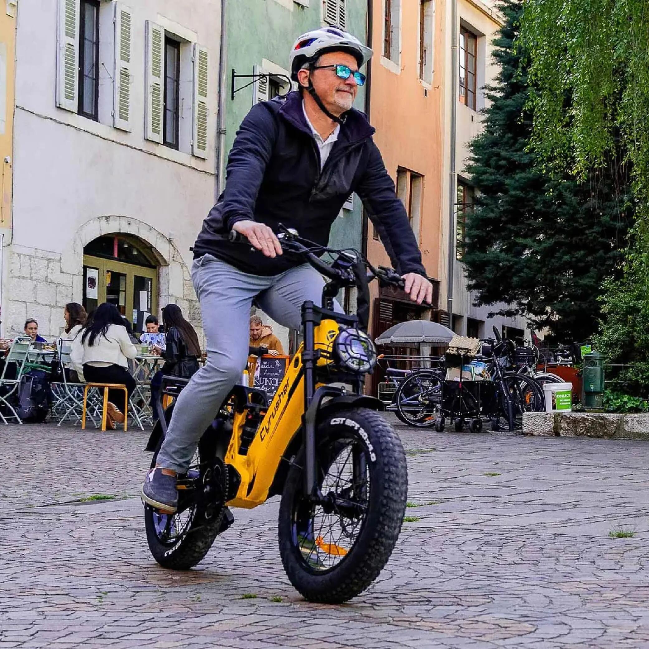 Bicicletă electrică pentru adulți Cyrusher Kommoda Pro, baterie de 52 V și 20 Ah 12/15