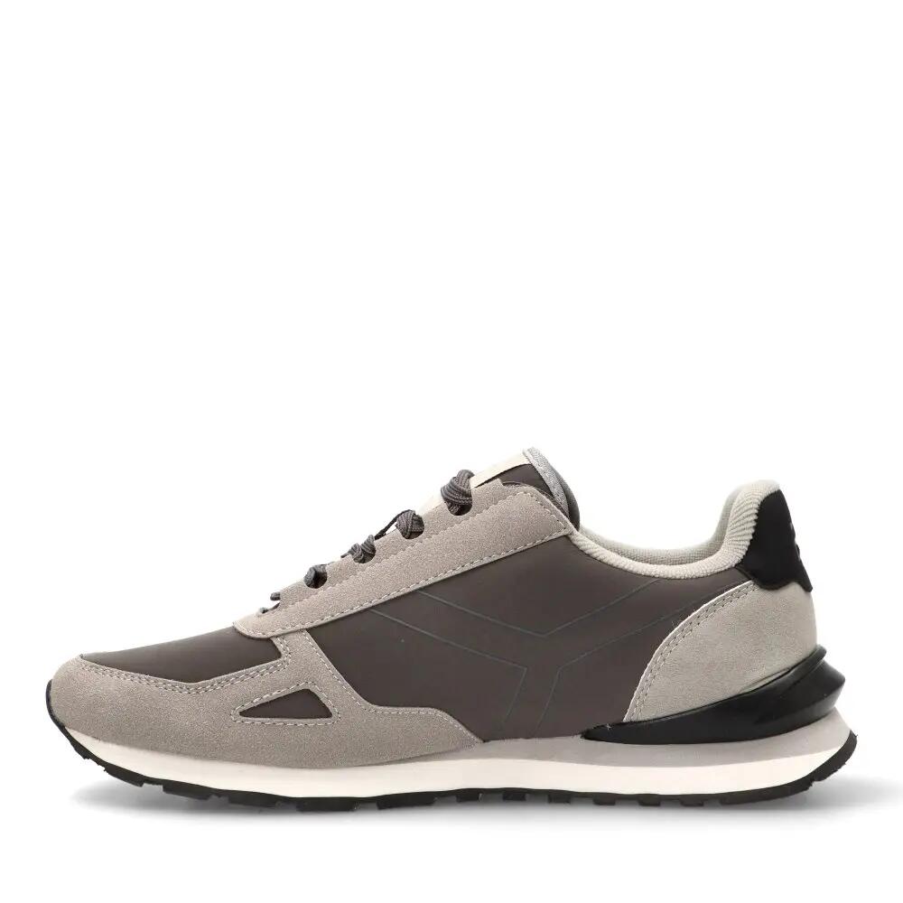 Deportivas Casual Hombre Suela Plana - Modelo 82031 Gris 3/6