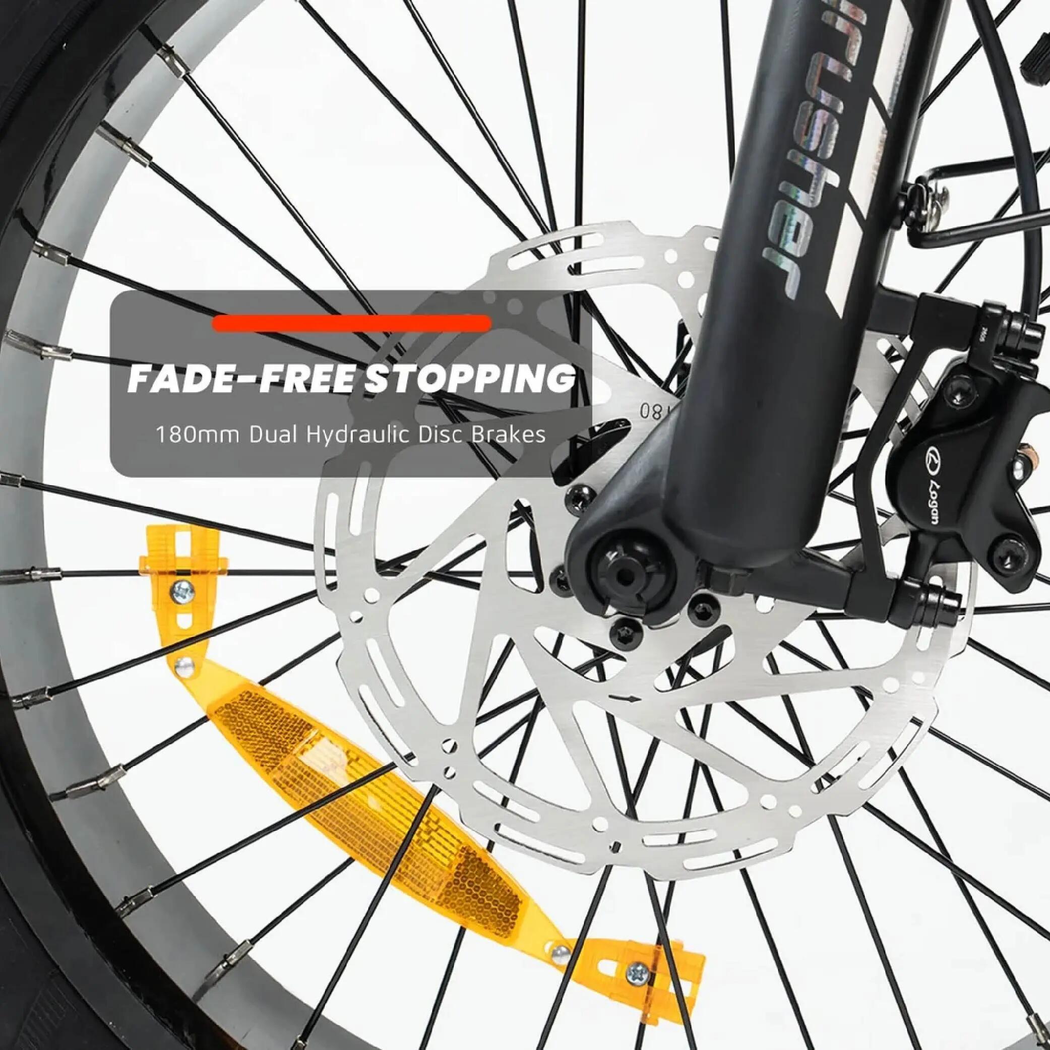 Bicicletă electrică pentru adulți Cyrusher Kommoda Pro, baterie de 52 V și 20 Ah 11/15