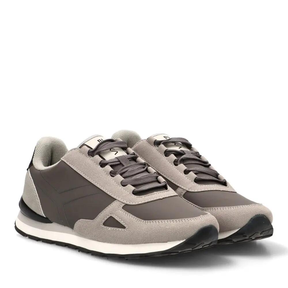 Deportivas Casual Hombre Suela Plana - Modelo 82031 Gris 2/6