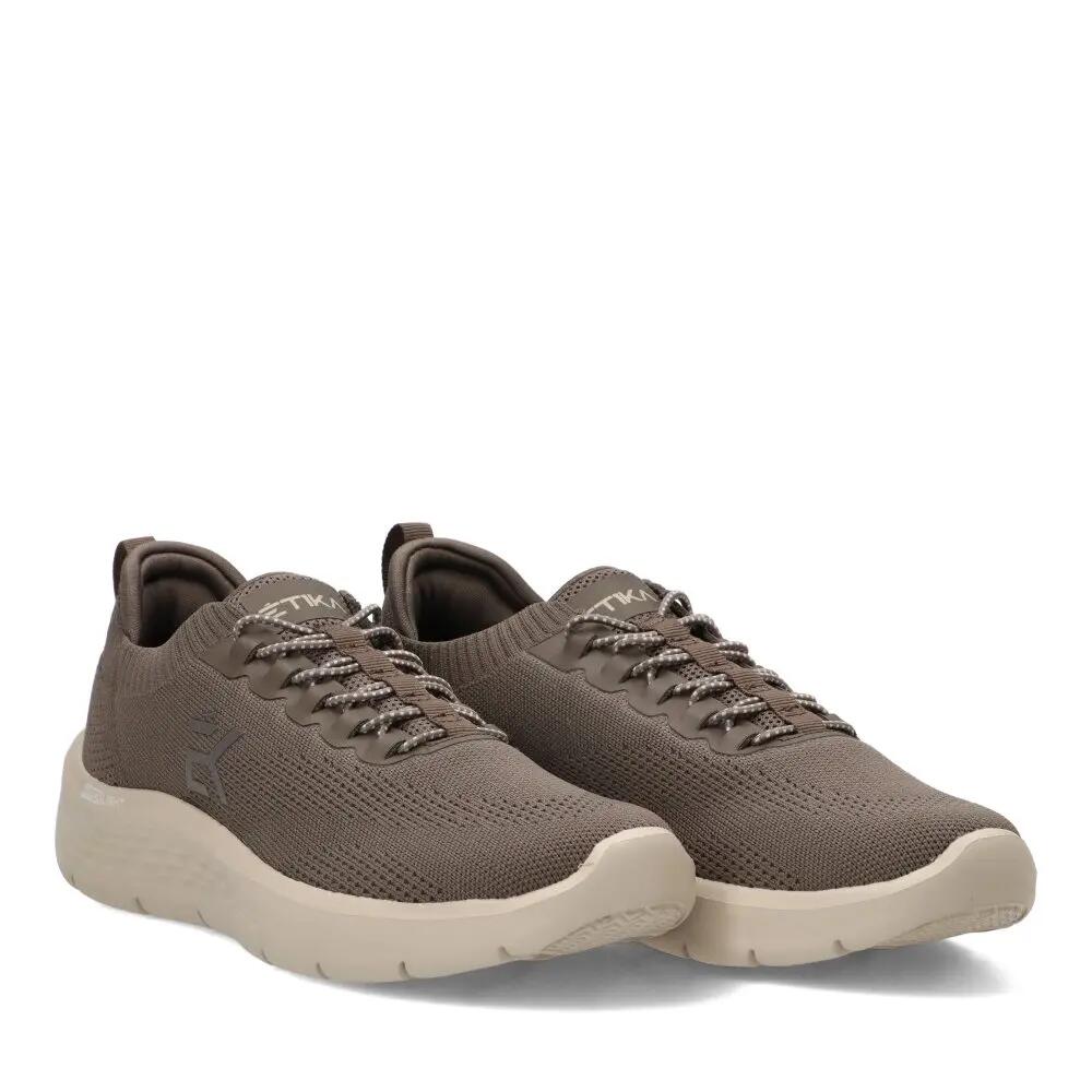 Deportivas Casual Hombre Suela Plana - Modelo 82066 Taupe 2/6
