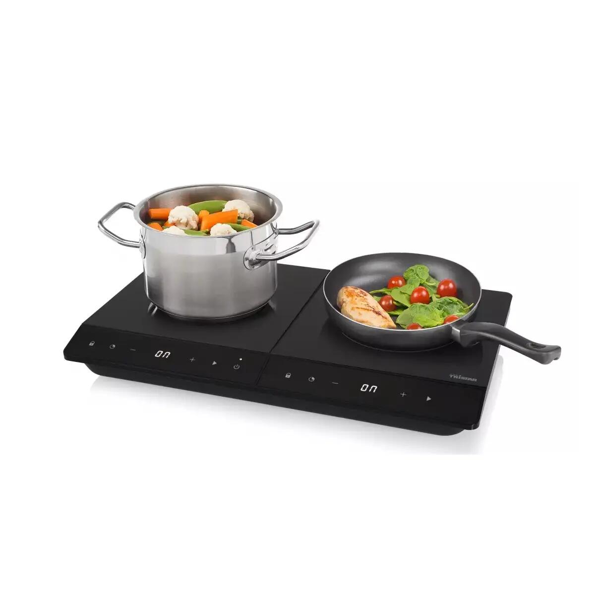 Camping inductiekookplaat 2 kookzones 3500 W IK-6162 2/5