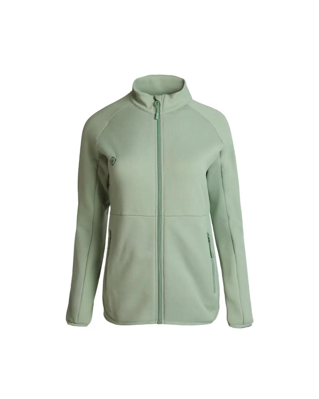 JENKS W Damen-Stretch-Fleece-Fleecejacke 1/4