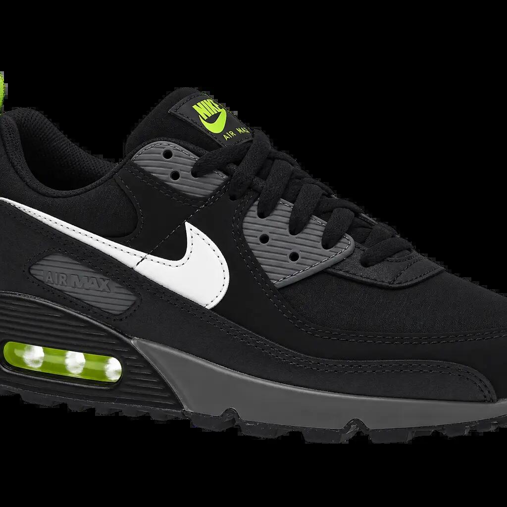 Herren - sneaker - Nike Air Max 90 - schwarz neon