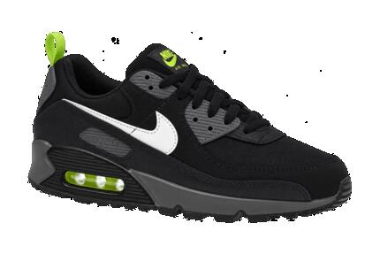 Hombres - zapatilla - Nike Air Max 90 - negro neón
