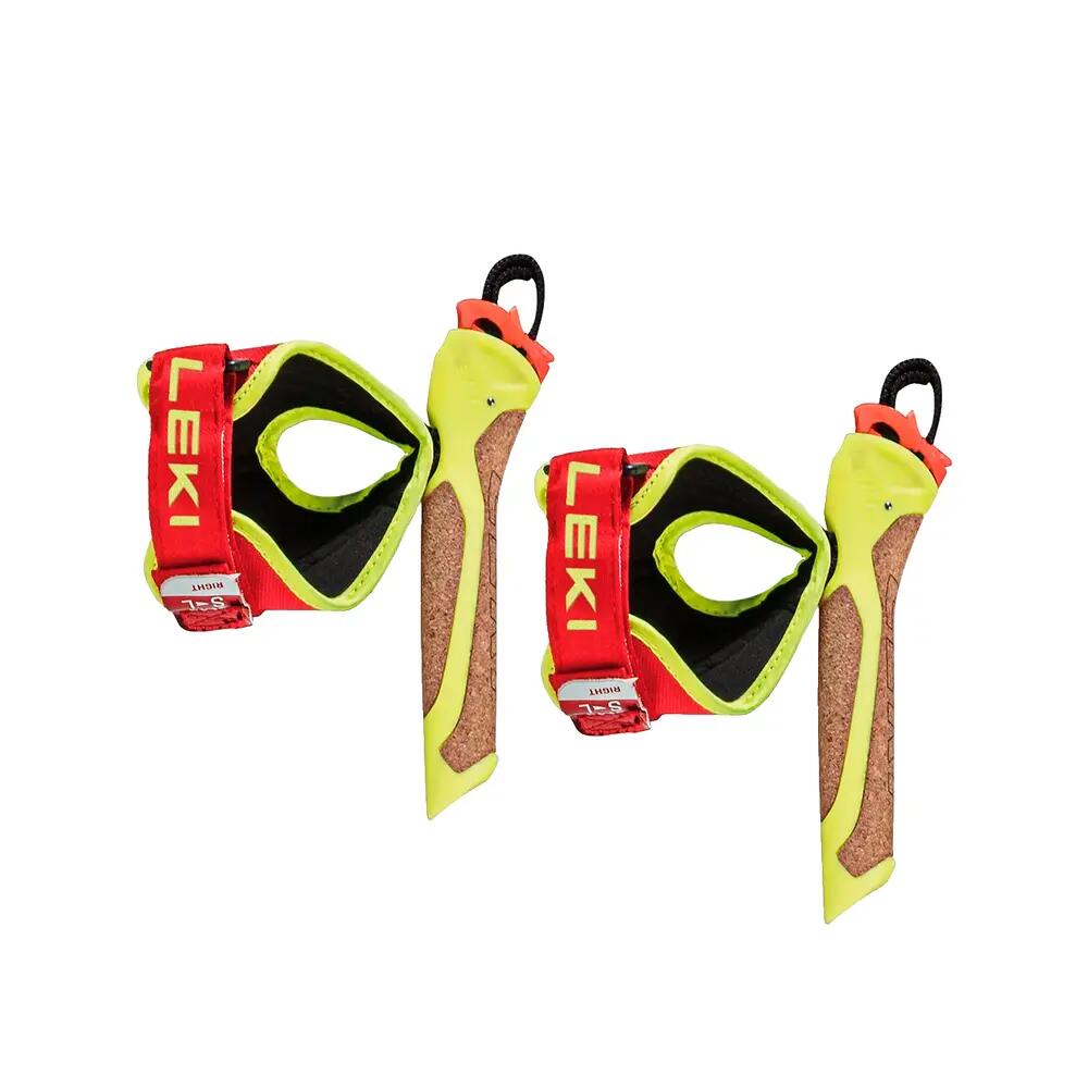 Sangle de ski Leki Alpino Nordic FRT Fix Jaune 2/2