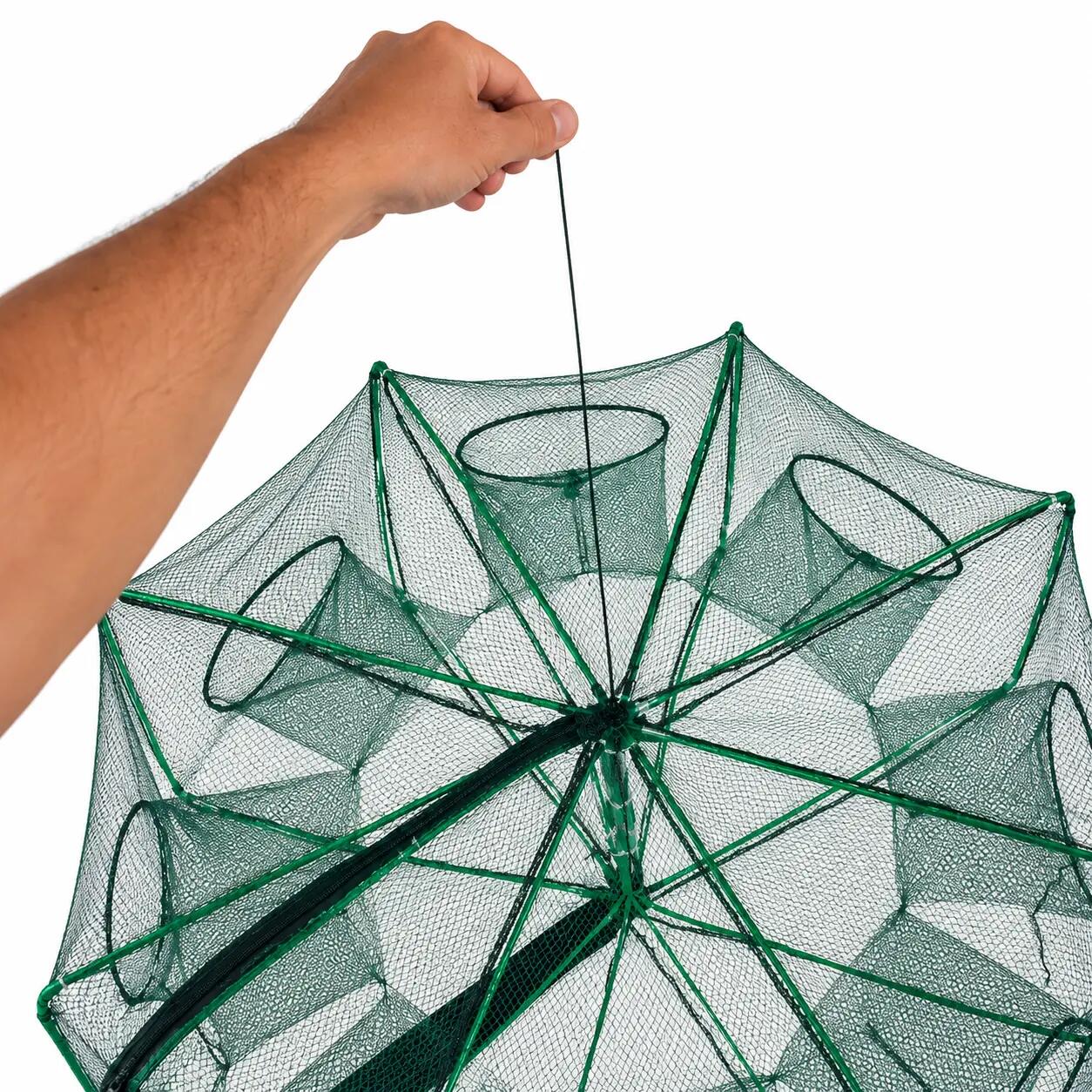 Eurocatch Folding Crayfish and Crab Trap – Ø 70 × 25 cm – Green 5/5