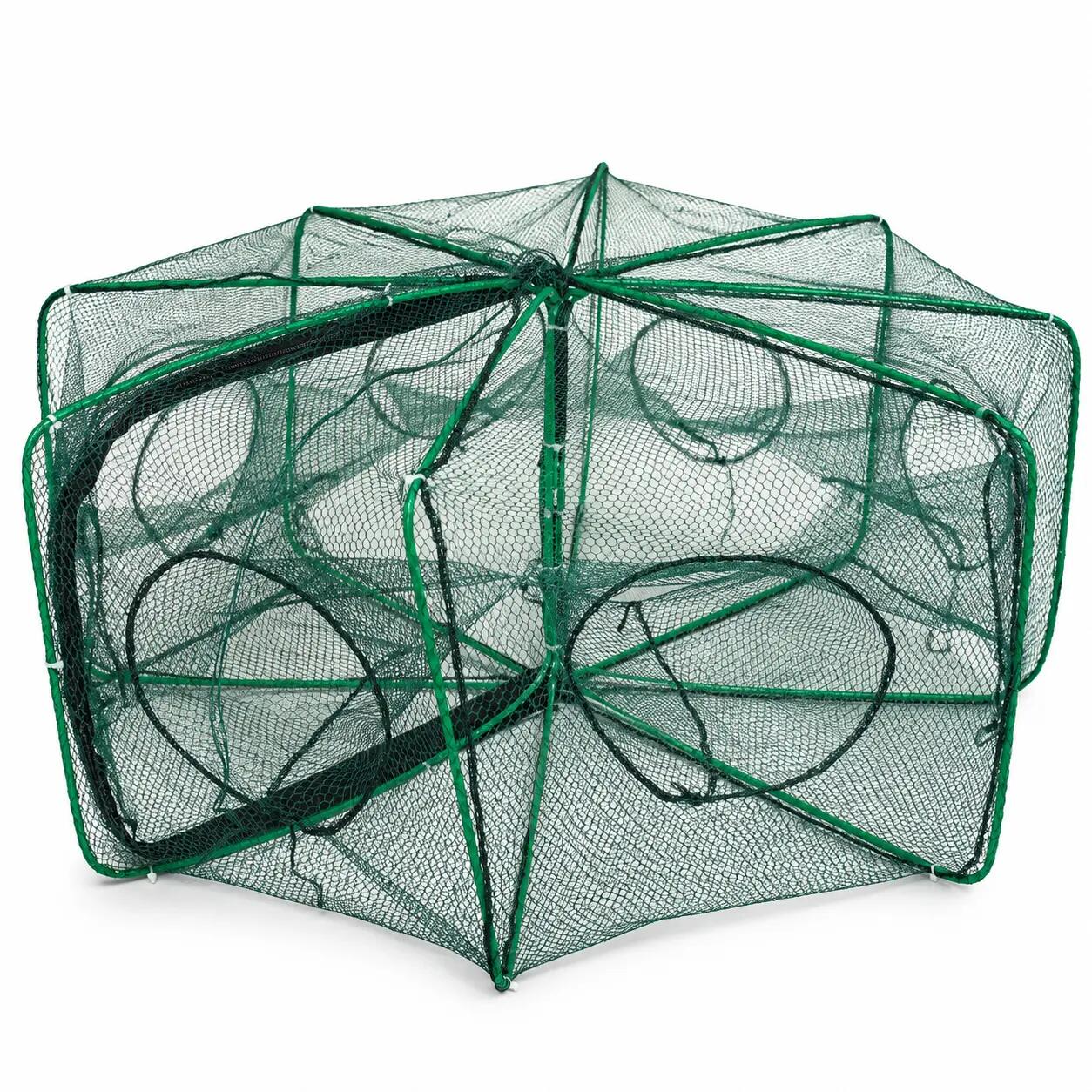 Eurocatch Folding Crayfish and Crab Trap – Ø 70 × 25 cm – Green 3/5