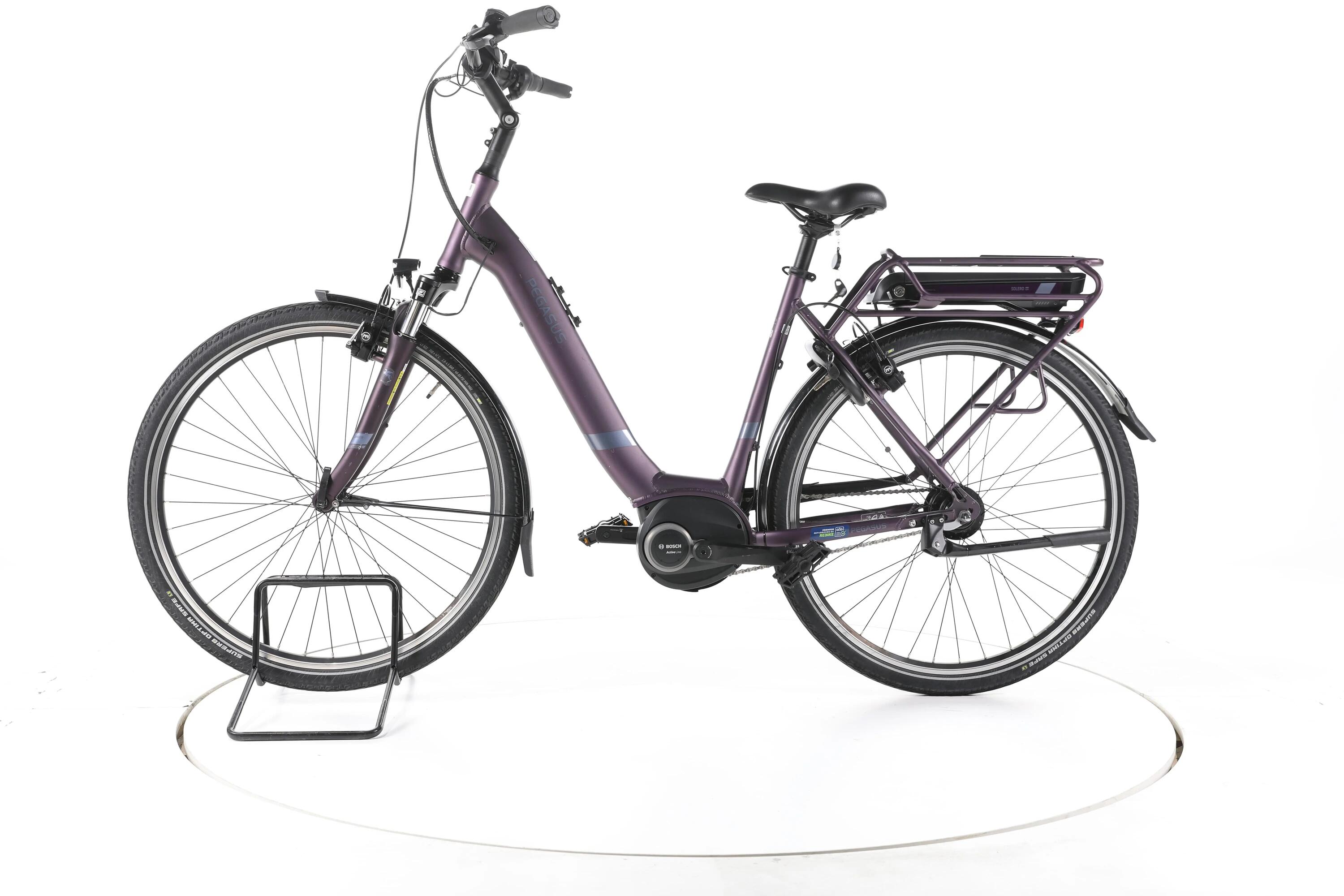 Reconditionné - Pegasus Solero E8R City E-Bike Entrée basse - Très Bon 6/7