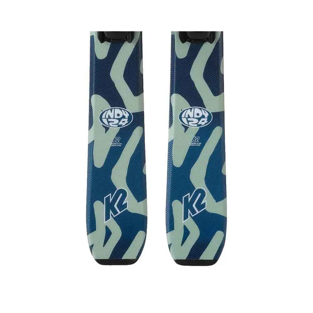 Narty alpinskie K2 Indy+FDT 4.5 Junior 4/8
