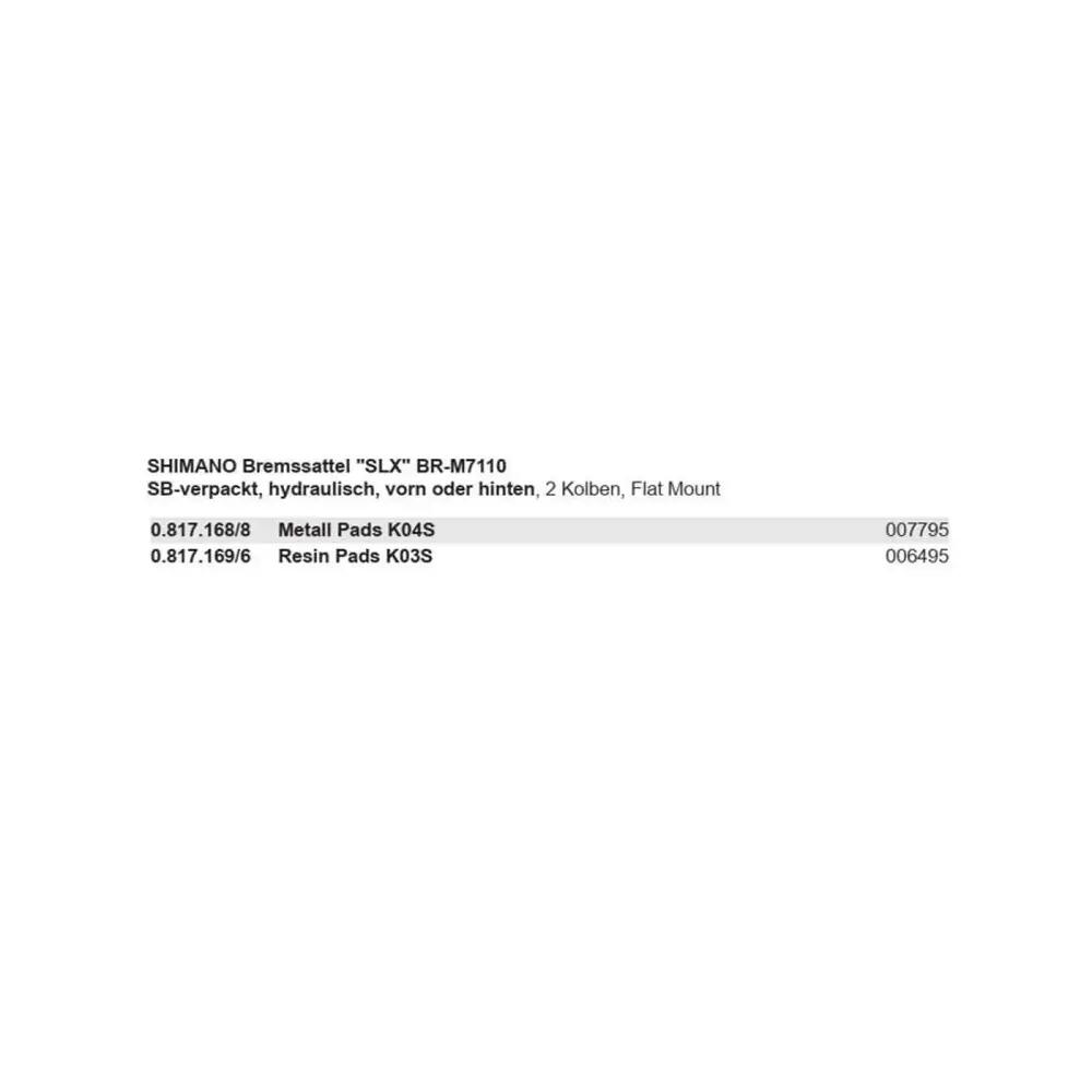Etrieri freno Shimano SLX M7110 2 pistoni 2/2