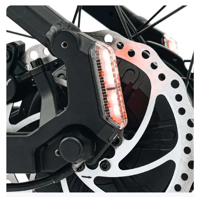 Bicicleta eléctrica Cyrusher Zenith,Motor 250W,Batería 52V 15Ah,Neumático 26" 6/7