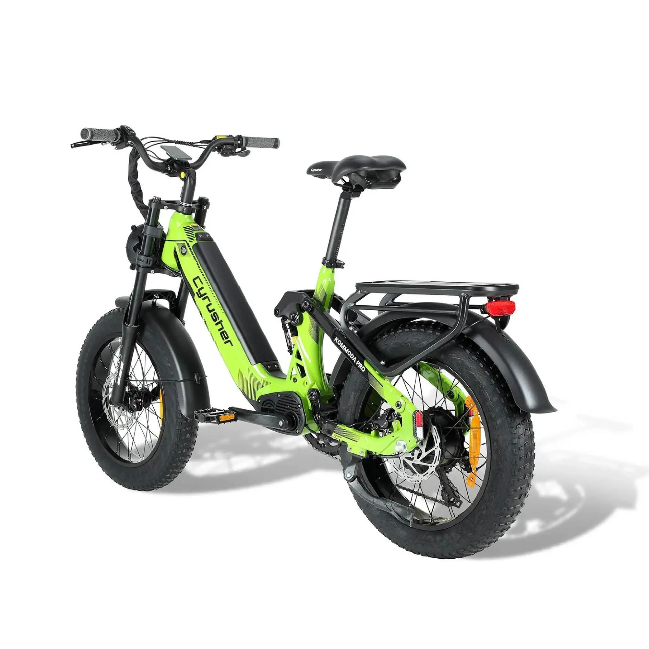Bicicleta elétrica para adultos Cyrusher Kommoda Pro, bateria de 52 V e 20 Ah 5/15
