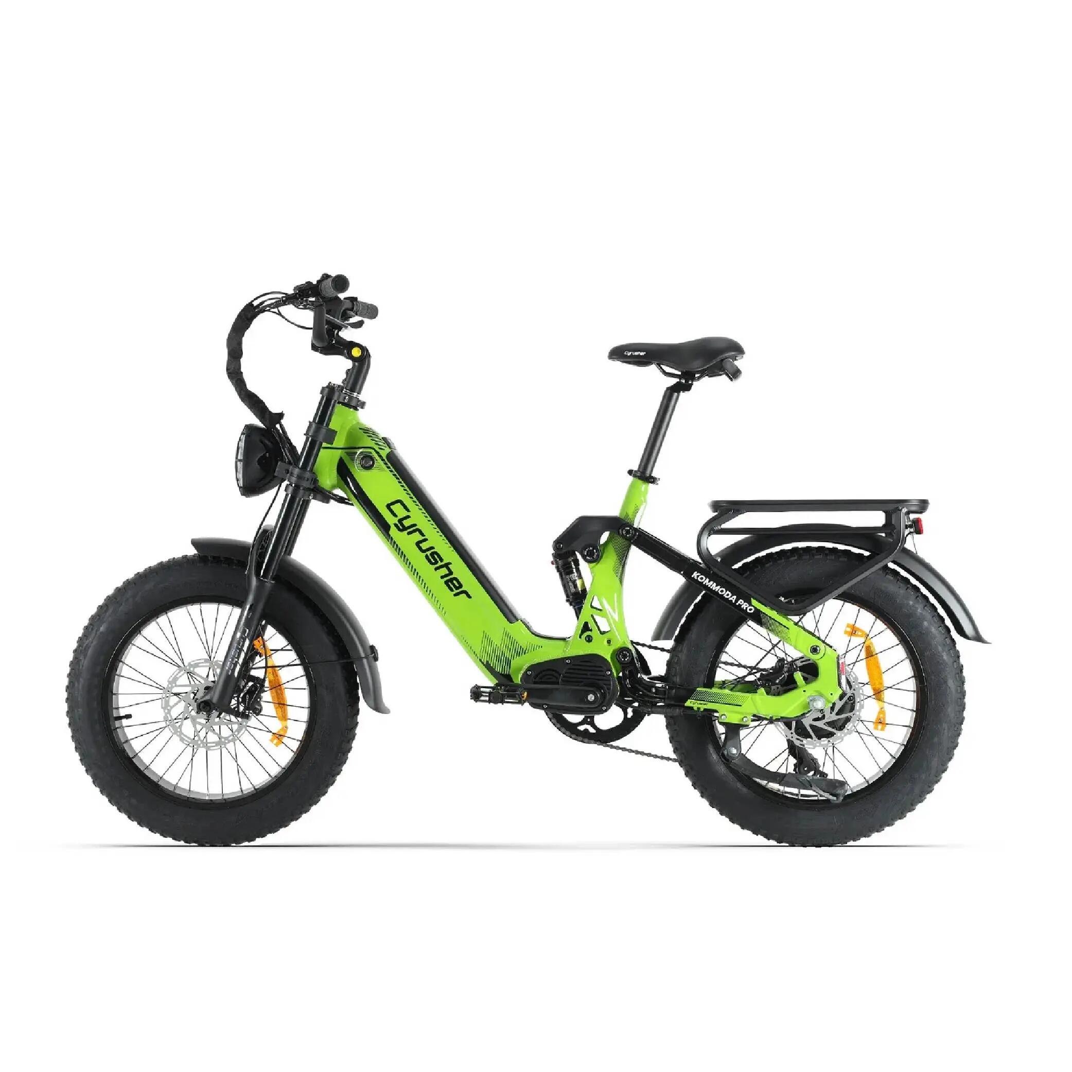 Bicicleta elétrica para adultos Cyrusher Kommoda Pro, bateria de 52 V e 20 Ah 3/15