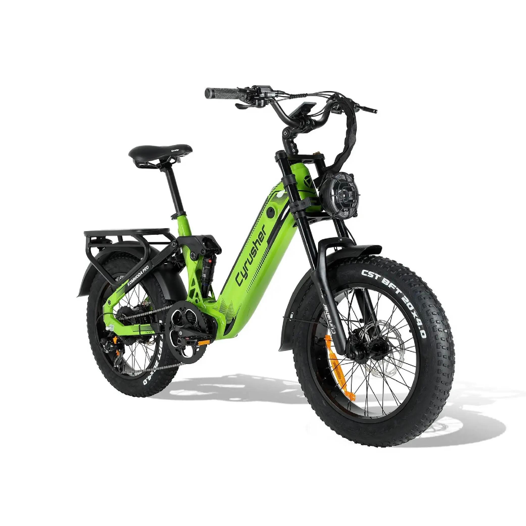 Bicicleta elétrica para adultos Cyrusher Kommoda Pro, bateria de 52 V e 20 Ah 2/15