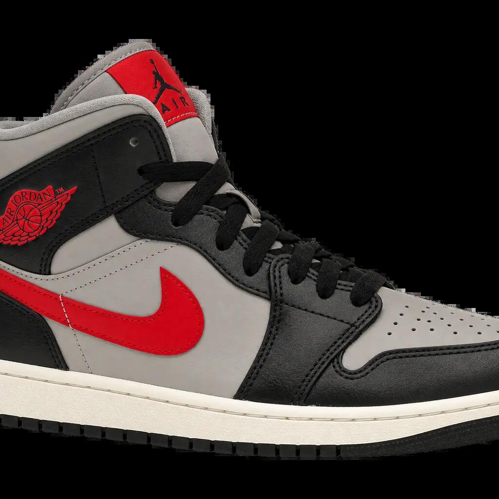 Damen - Sneaker - Schuhe - Mid, Leder - Air Jordan 1 - schwarz