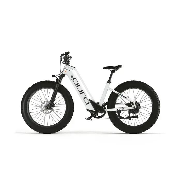 Bicicleta eléctrica Cyrusher Aura, motor 250W, batería 52V 15Ah, neumáticos 26" 2/6