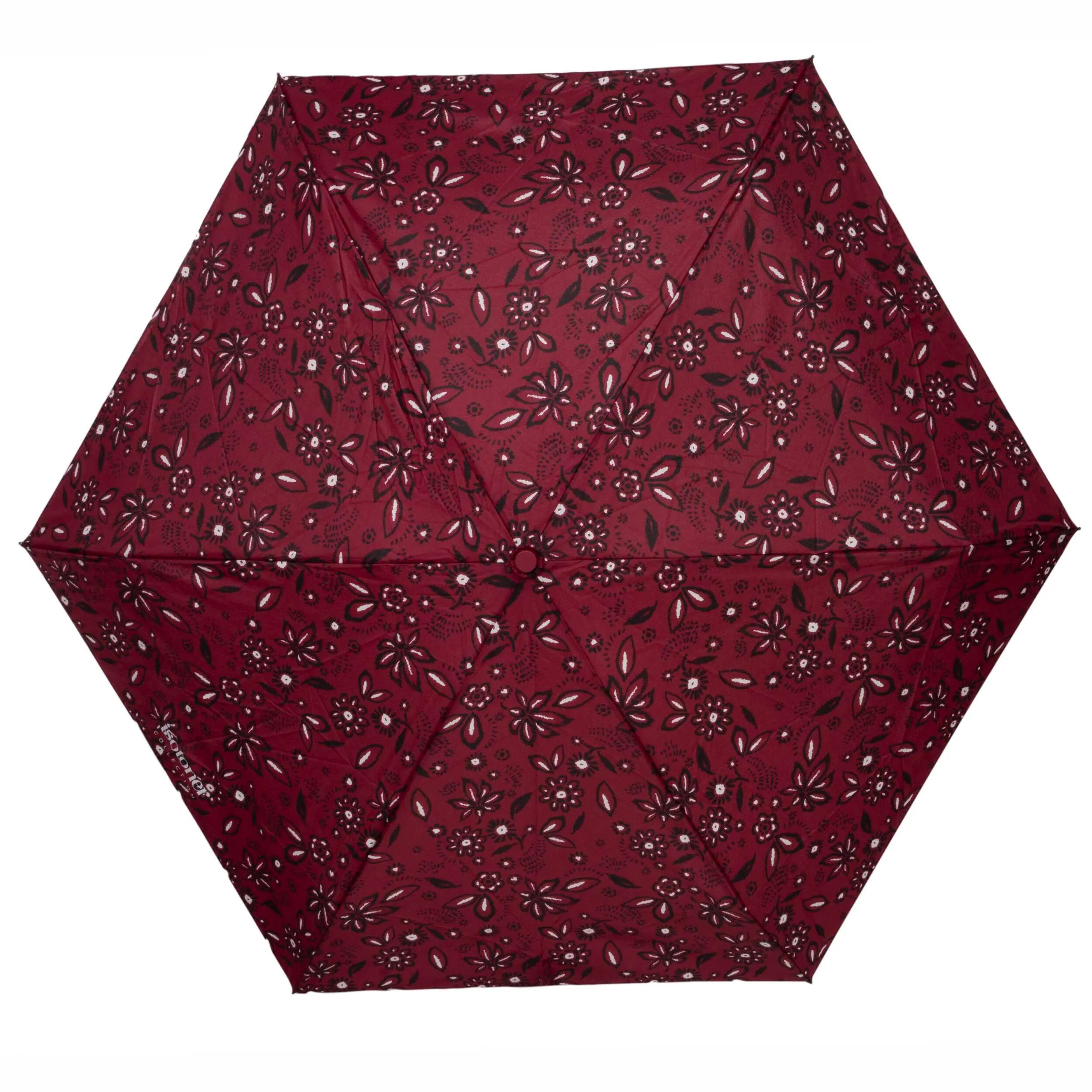 Mini-autoparaplu Bandana Bordeaux 3/5