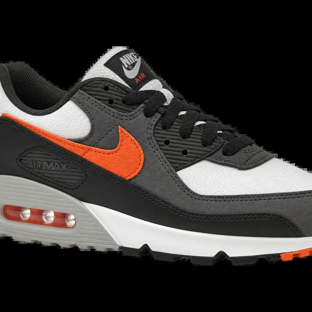 Herren - sportliche Sneaker - Nike Air Max 90 - weiß, starfish, schwarz