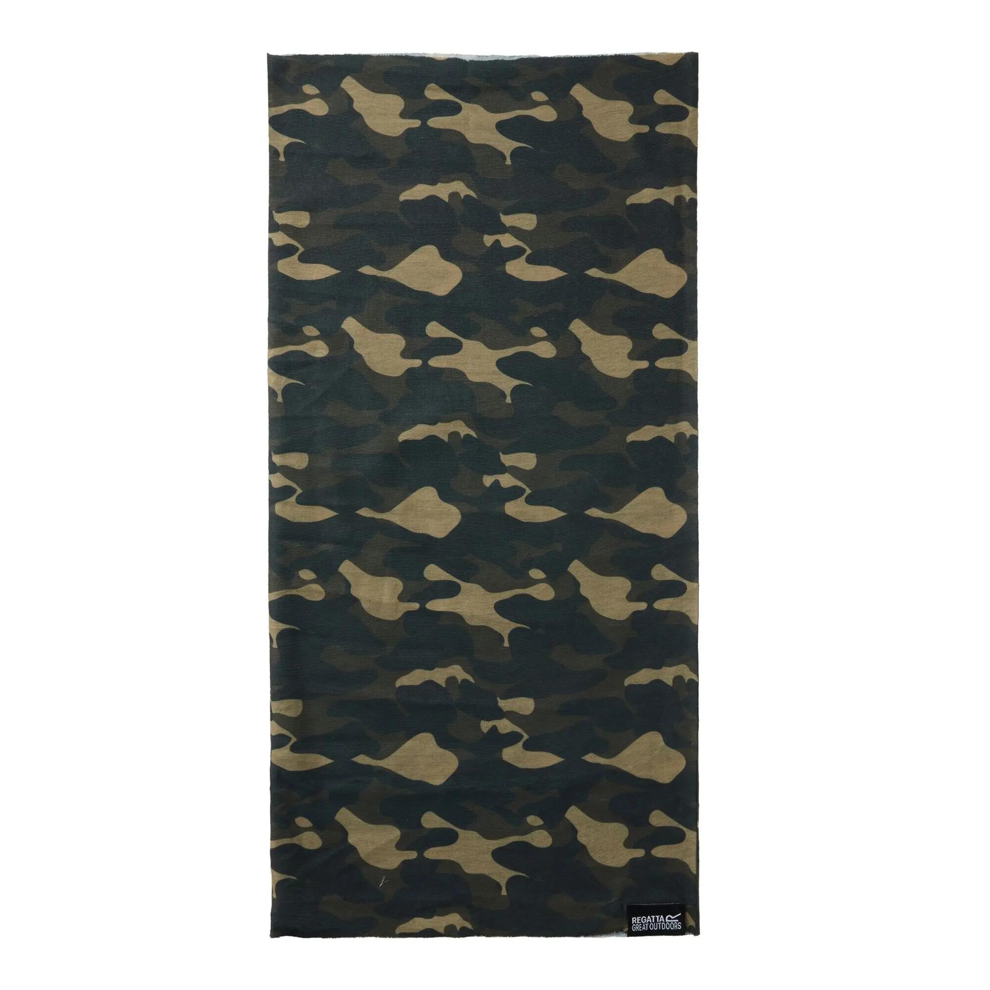 Calentador de Cuello Diseño Camuflaje para Niños/Niñas Caqui Oscuro 2/4