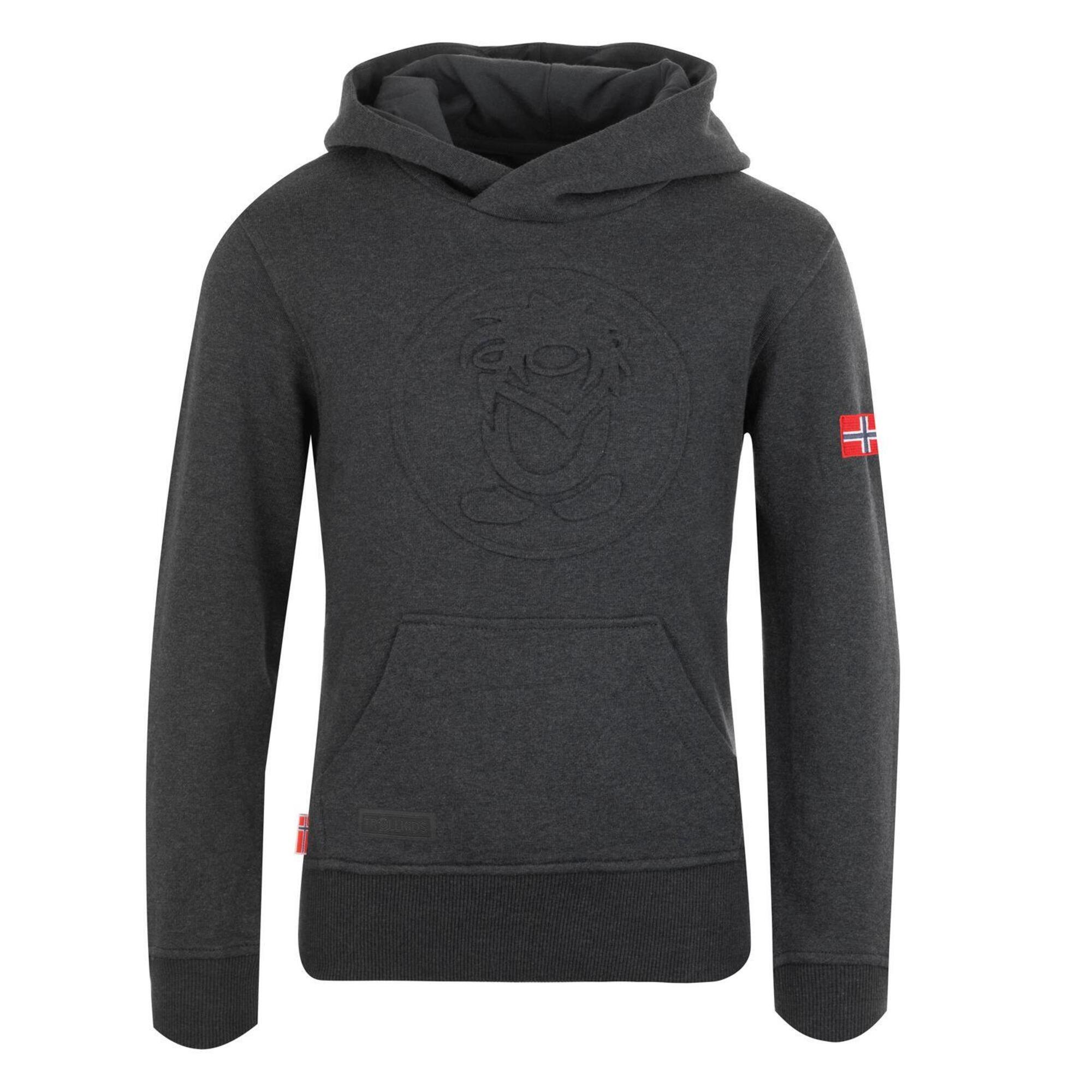 Kristiansand children's hoodie Grey