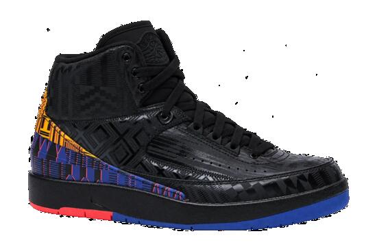Zapatillas retro para hombre - Air Jordan 2 - Negro