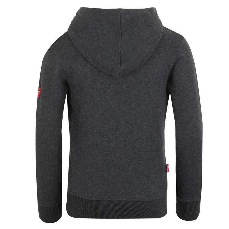 Sweat à capuche enfant Kristiansand Gris