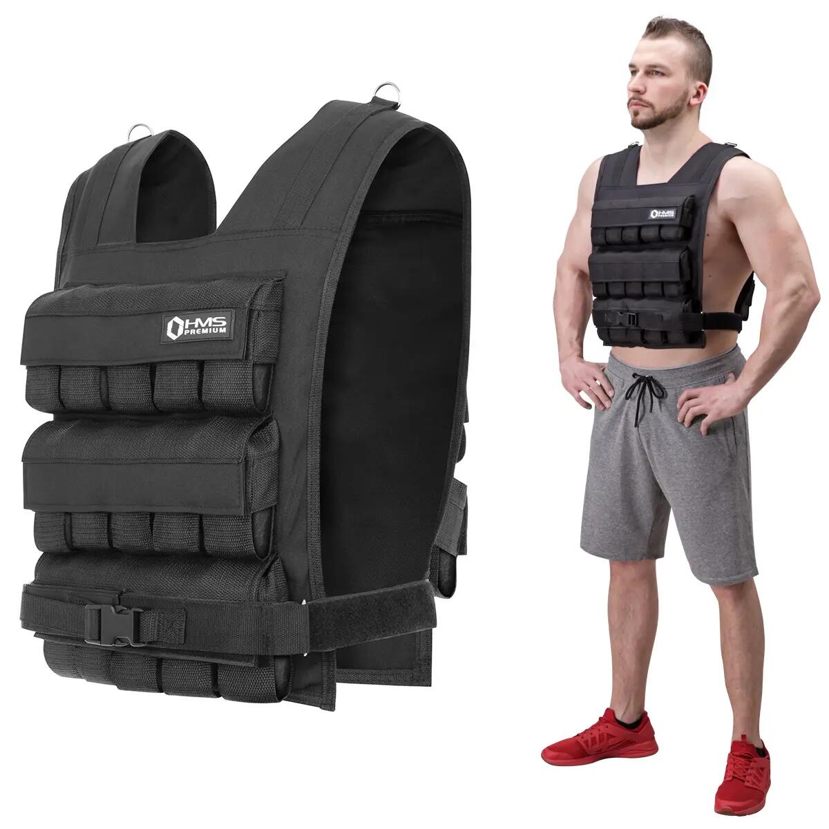 Unisex Krafttraining Gewichtsweste 40 kg KTO40 HMS Premium 9/12