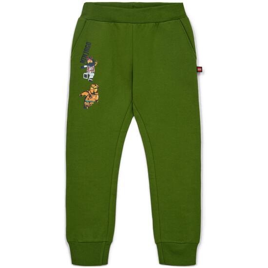 Spodnie dresowe dziecięce LEGO Ninjago 12011216/891 - zielone