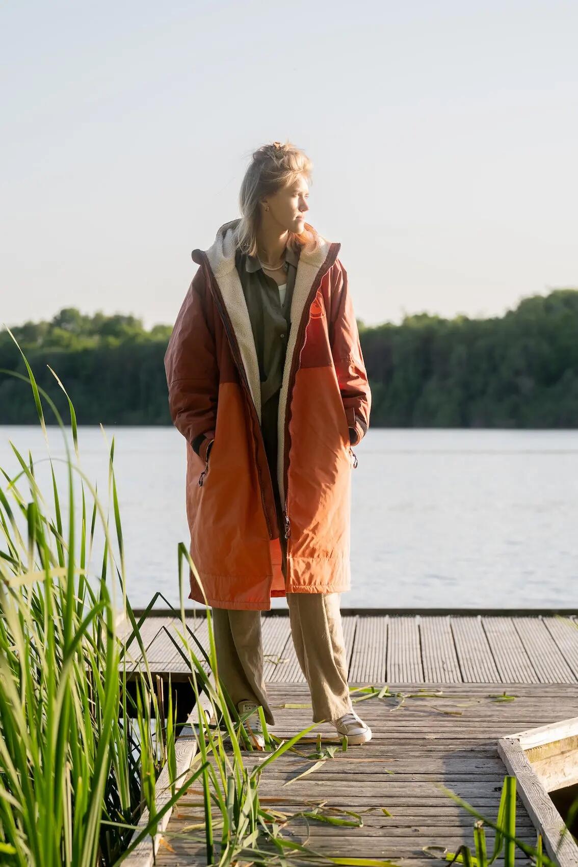 Poncho antipioggia Wave Hawaii Yukon Rosso L - XL WH4121LXL Rosso 120 x 85 cm 2/9