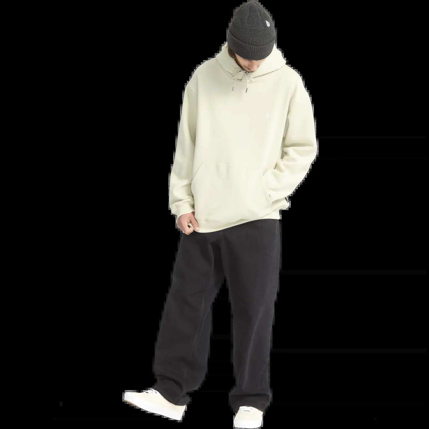 Sweatshirt com capuz Volcom Single Stone Bege 7/7